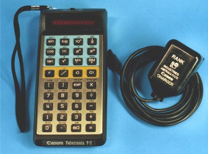 Canon Electronic Calculator F-7